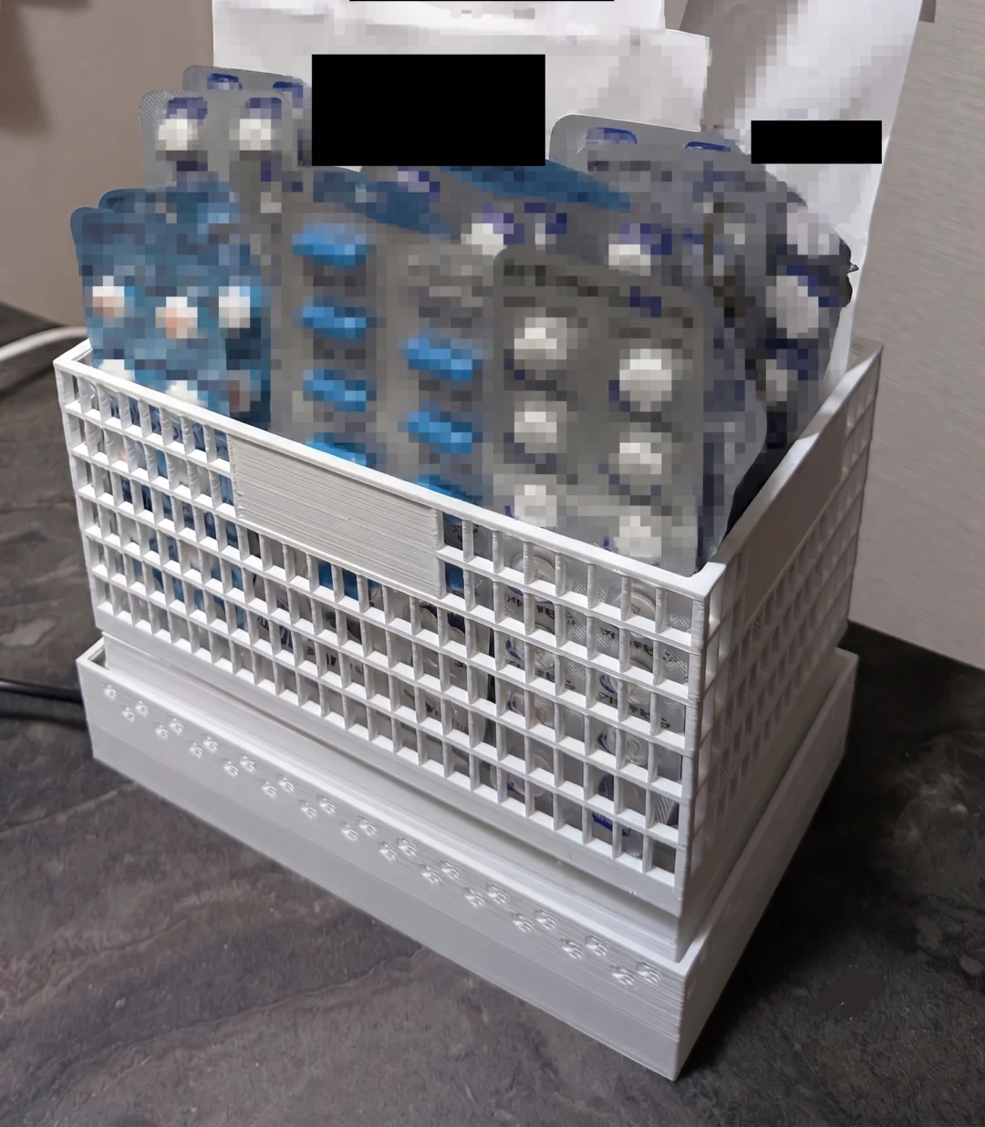 薬飲み忘れ防止システム IoT重量計の実機